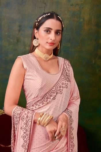 Swarovski By Amoha Designer Partywear Ready To Wear Saree Collection